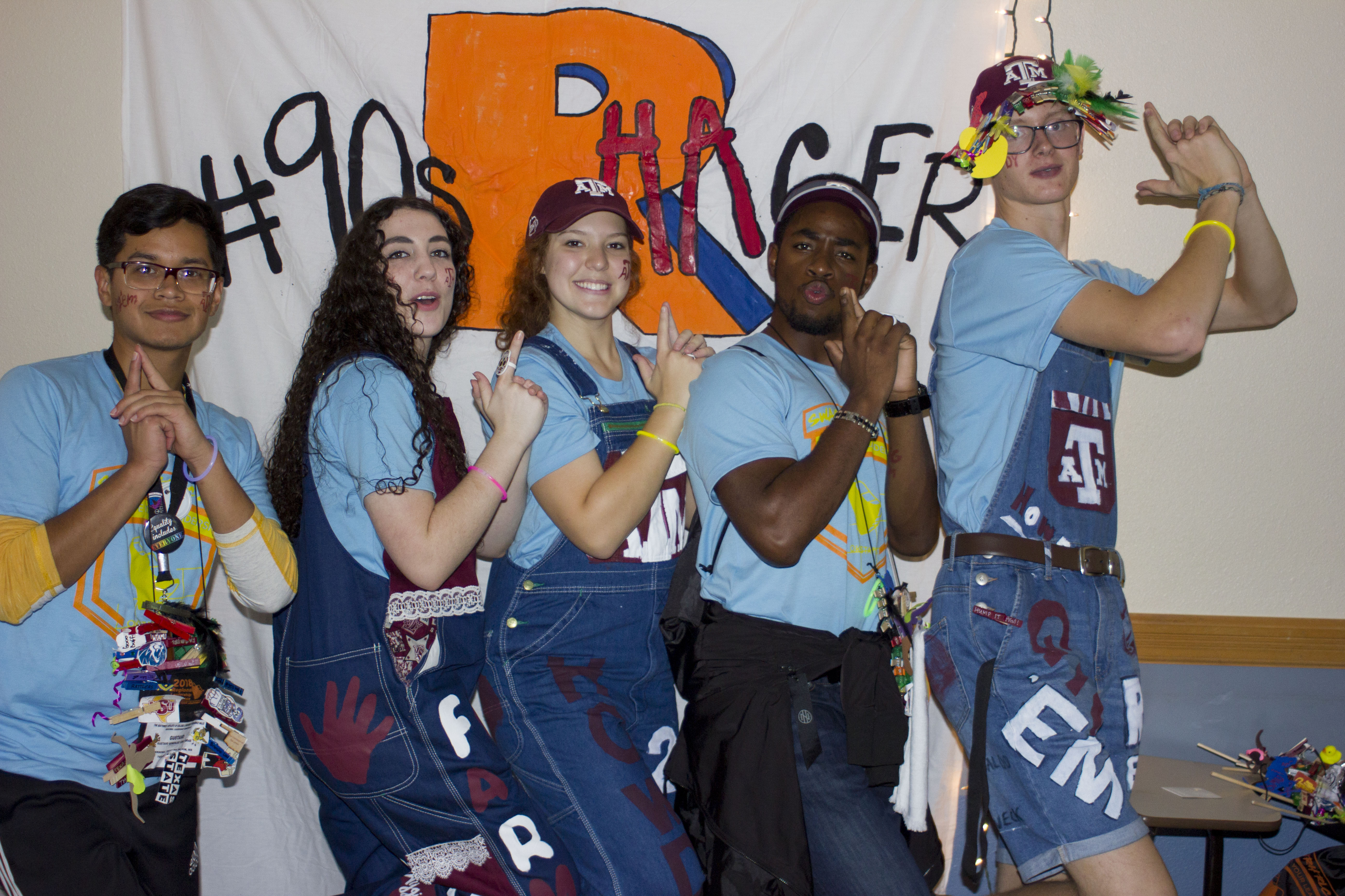 Texas A&M delegates at a SWACURH conference