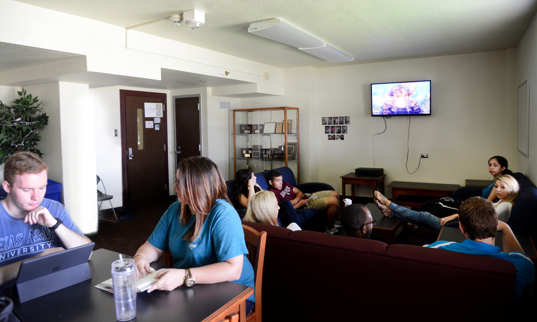 McFadden common space with new lounge furniture