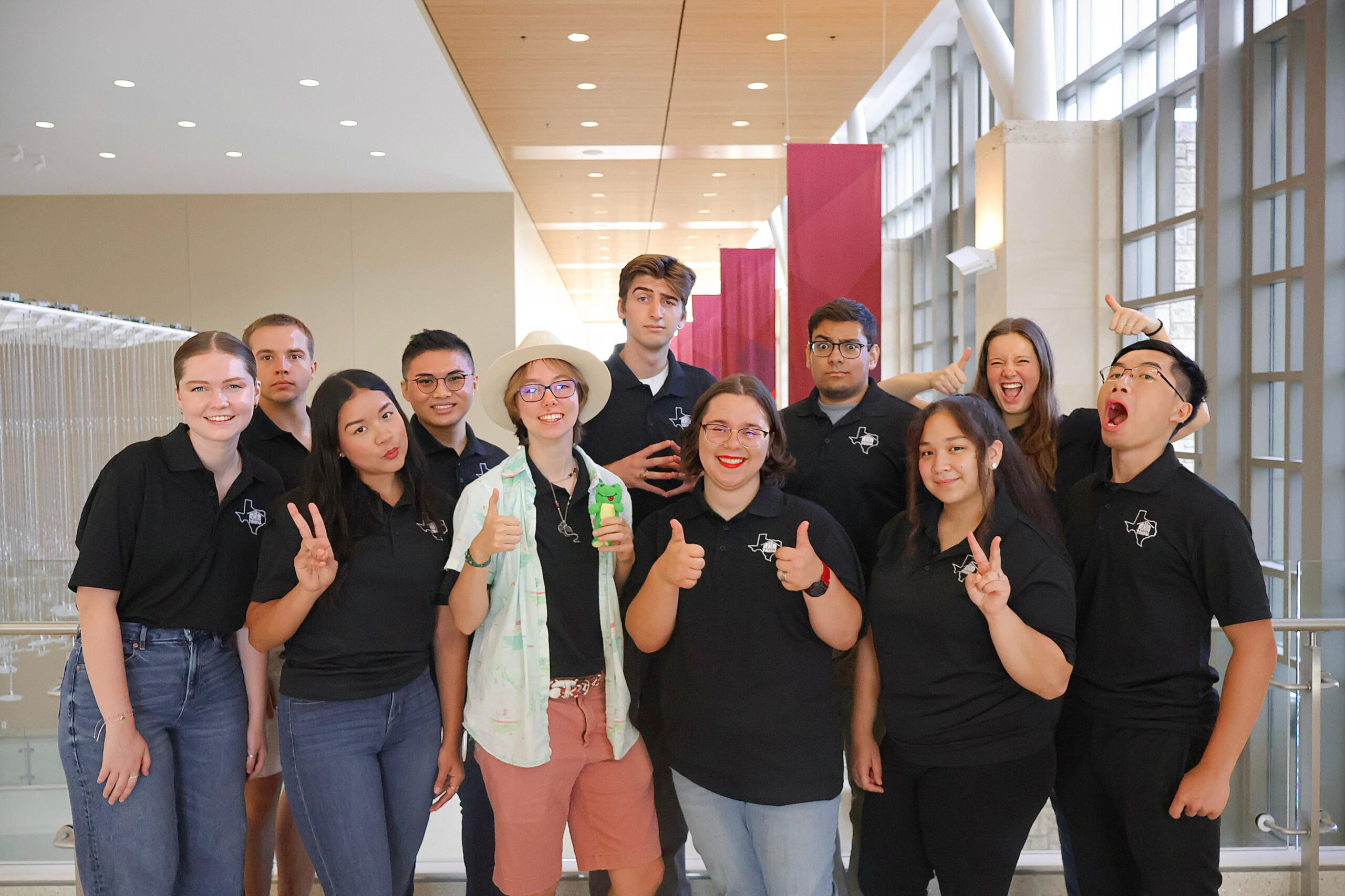 Student leaders at event
