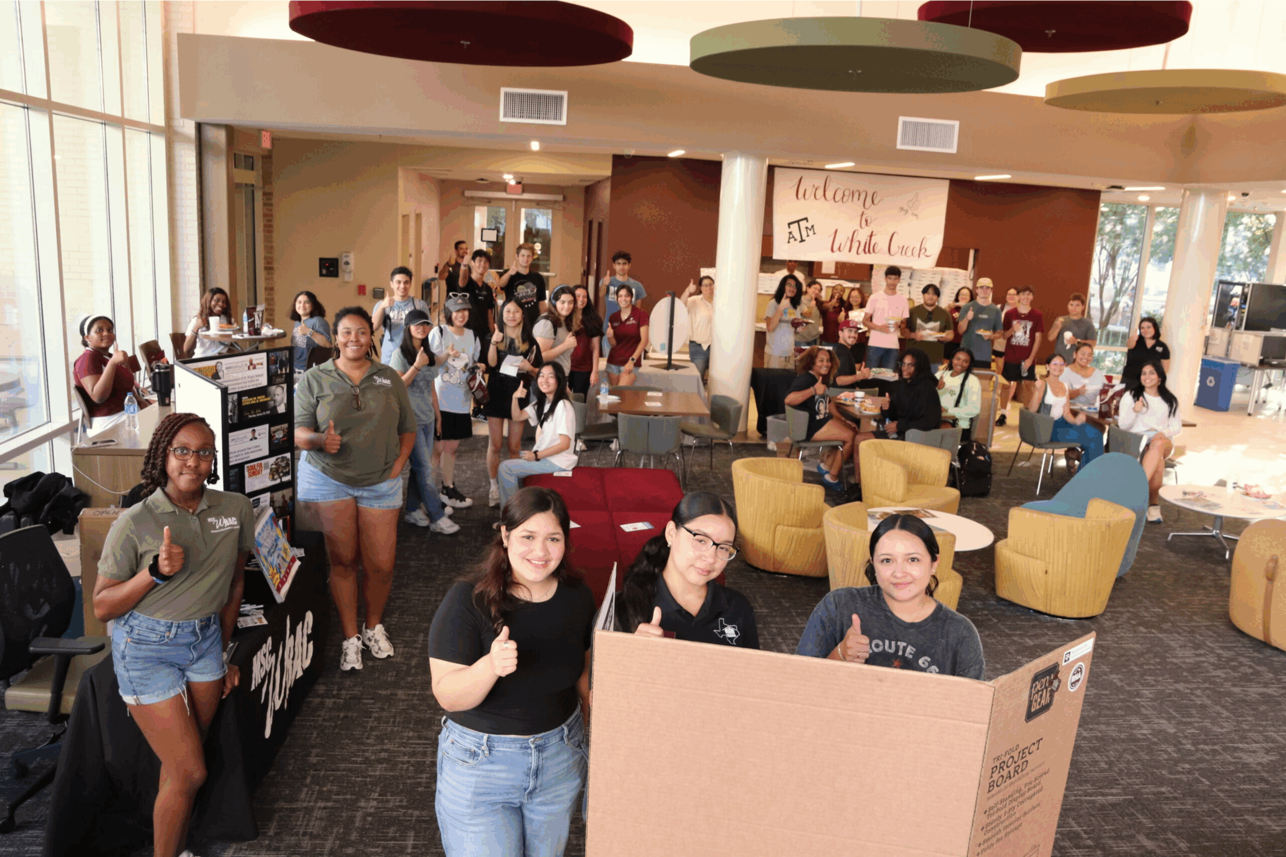 Community Council students at an event